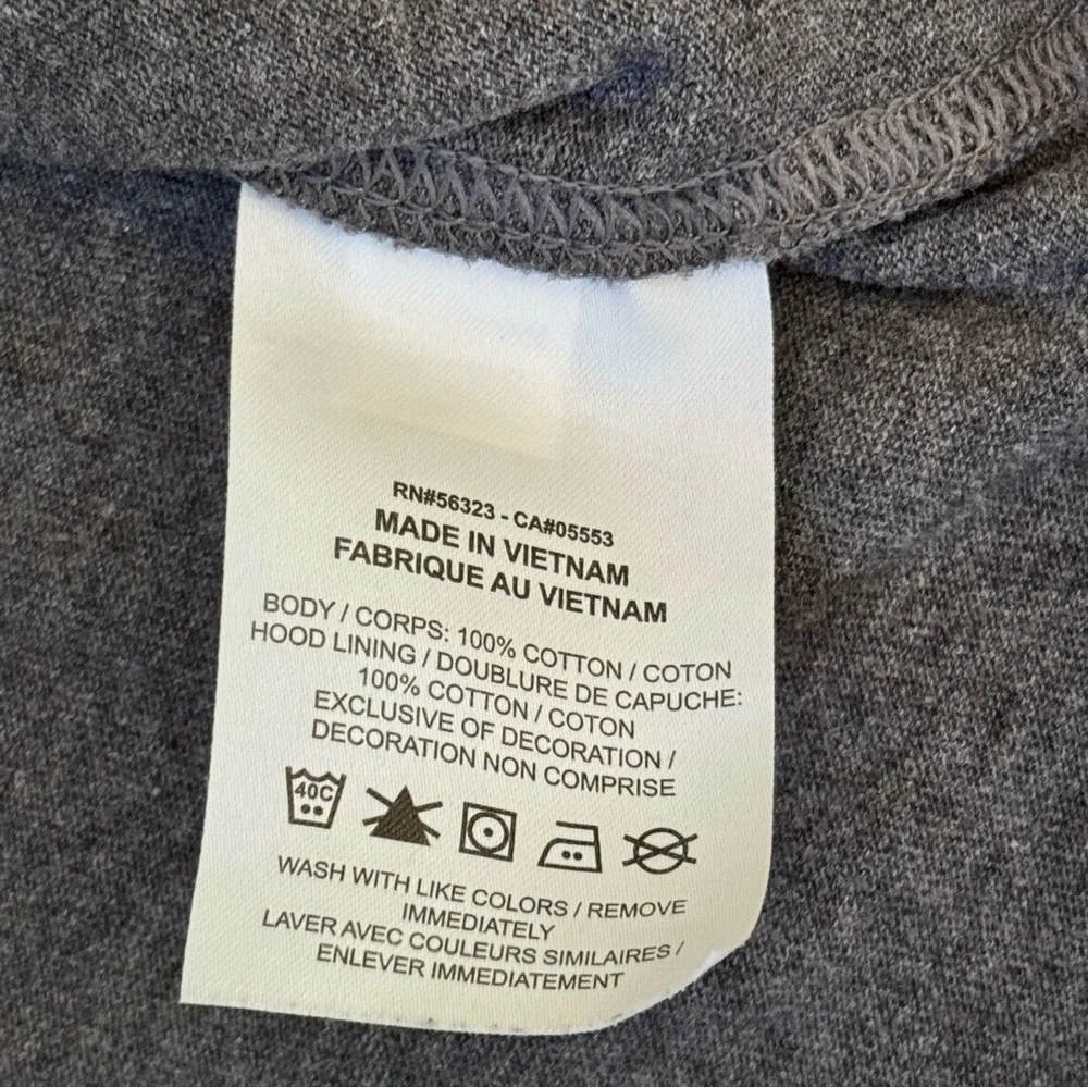 Nike Men's Charcoal Gray Hoodie Pullover Sweatshirt 100% Cotton Size Medium - Picture 6 of 9
